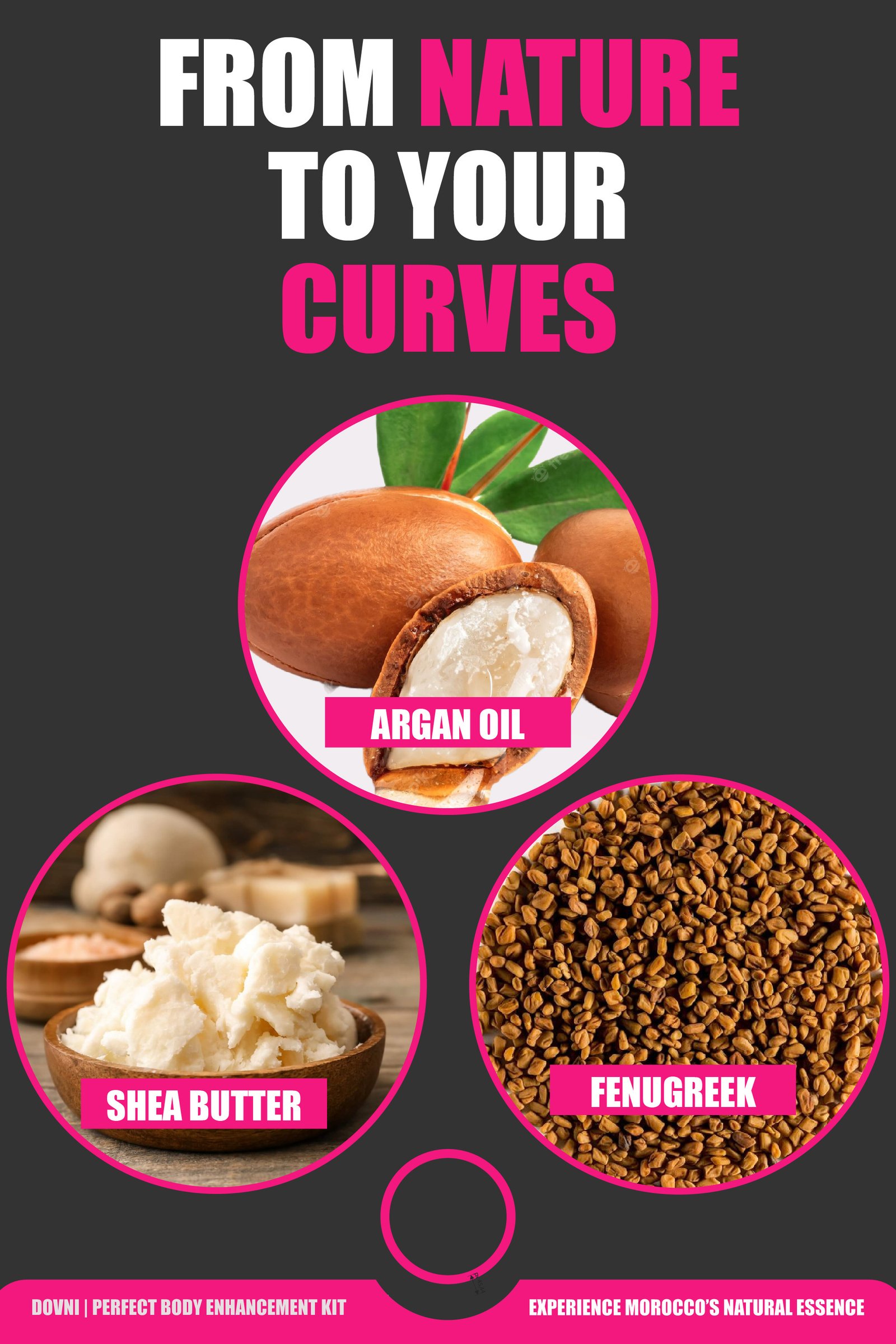 Crema natural de glúteos con colágeno y fenogreco